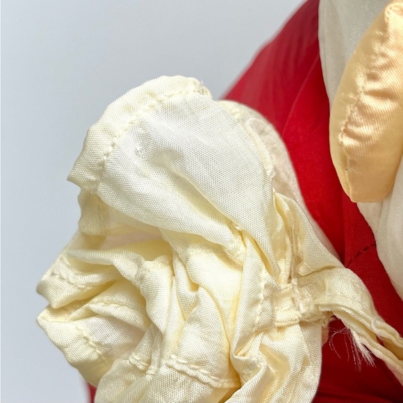 MAISON BLANCHE Vintage Santa Claus as Elf Stuffed Poly Plush Christmas Decor - Picture 6 of 13